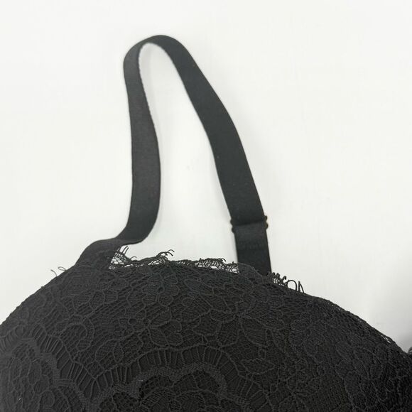 Victoria’s Secret Dream Angels Lined Demi Lace Black Bra - US 38C - Picture 3 of 11